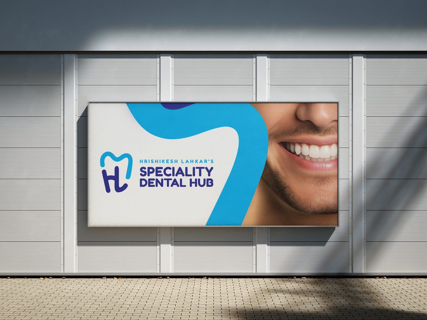 Dental speciality billboard mockup